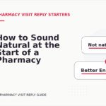 How to Sound Natural at the Start of a Pharmacy Visit Reply