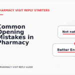 Common Opening Mistakes in Pharmacy Visit Replys