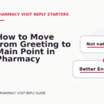 How to Move from Greeting to Main Point in Pharmacy Visit Reply English