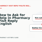 How to Ask for Help in Pharmacy Visit Reply English