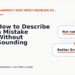 How to Describe a Mistake Without Sounding Rude in Pharmacy Visit Reply English