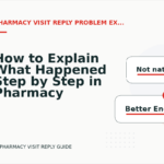 How to Explain What Happened Step by Step in Pharmacy Visit Reply English