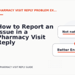 How to Report an Issue in a Pharmacy Visit Reply